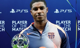 拉什福德欧冠双响获最佳，头球破门进化吐气扬眉！赛后暗讽曼联阿莫林